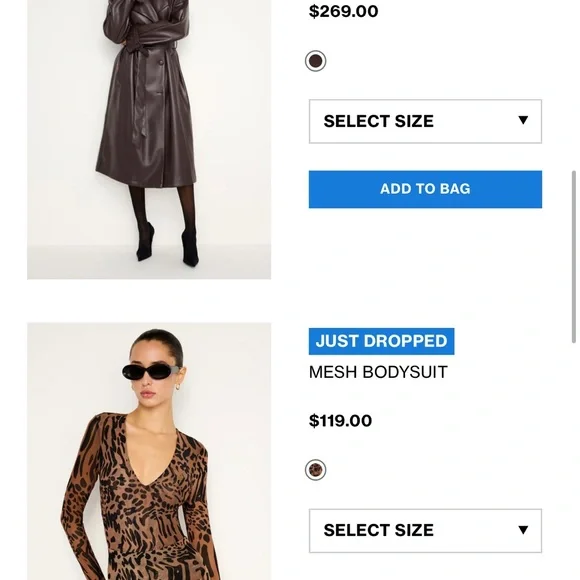 Good American Mesh Leopard Top and Pants NWT XL - Picture 3 of 4